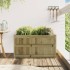 Jardinera de madera de pino impregnada 90x50x50