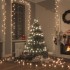 Tira de luces con 1000 LEDs 100 m 8 efectos de luz IP44 blanco