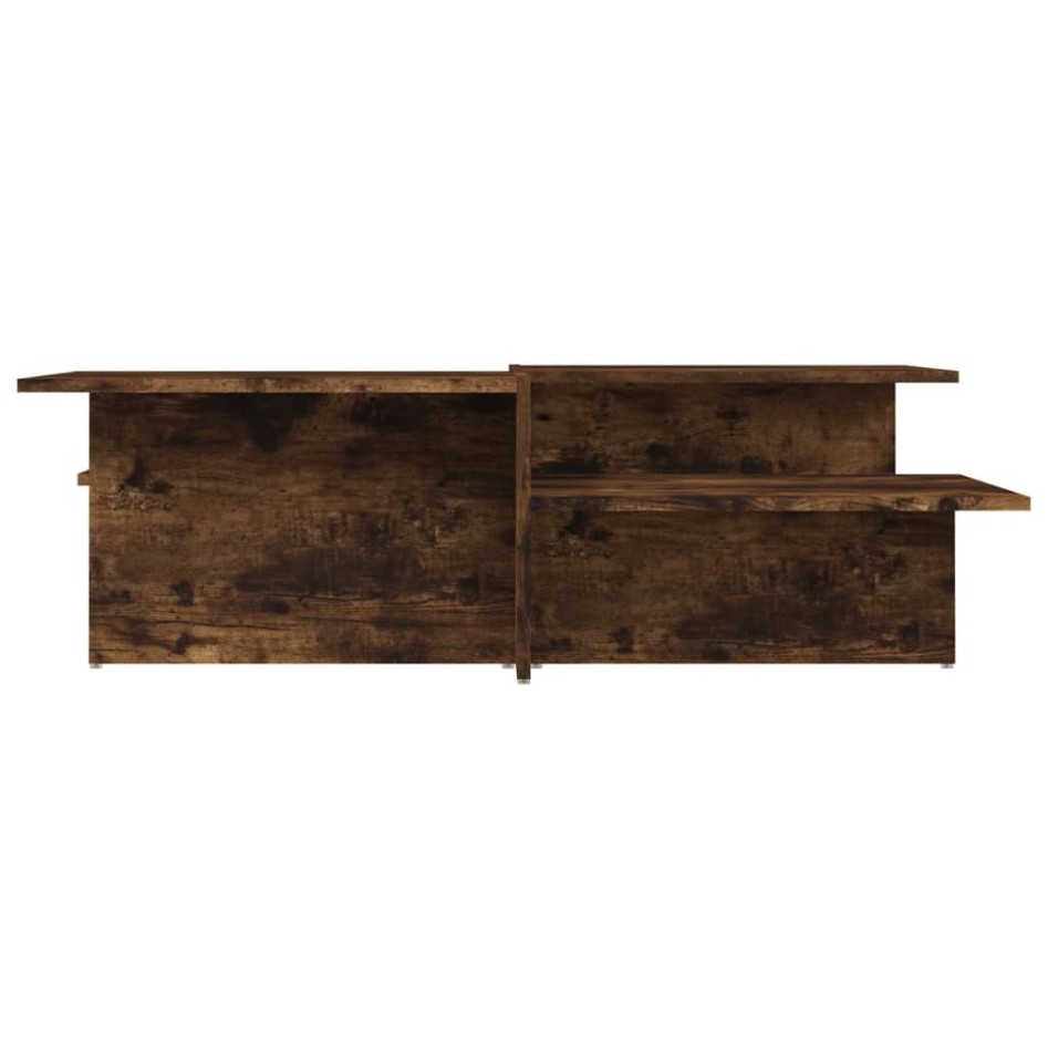 Mesas de centro 2 uds madera contrachapada roble