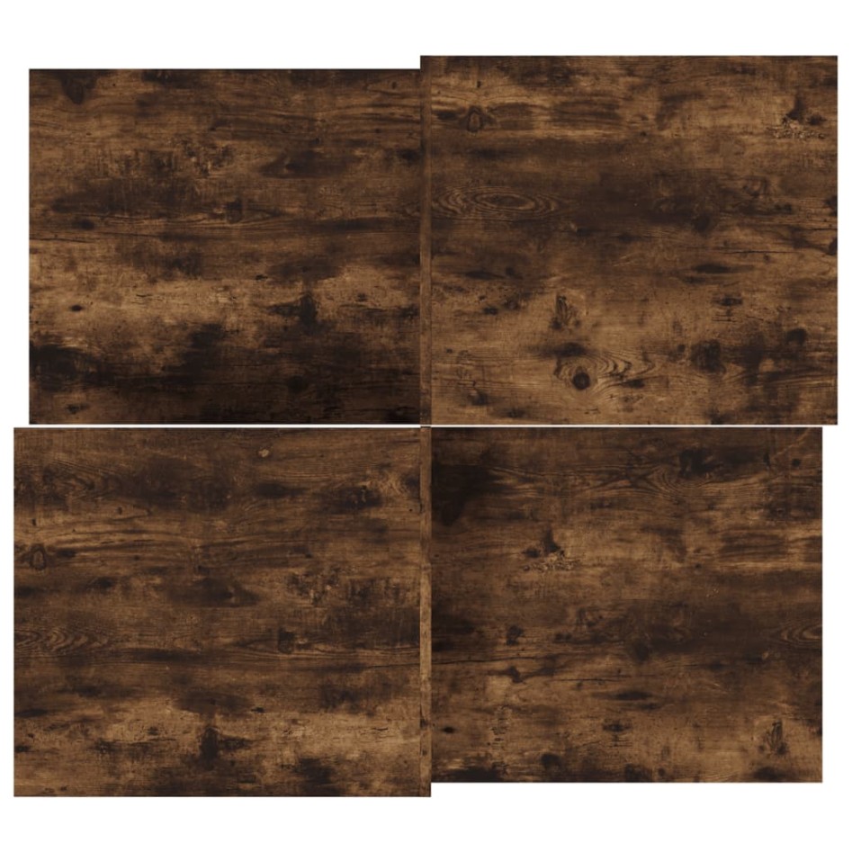 Mesas de centro 2 uds madera contrachapada roble