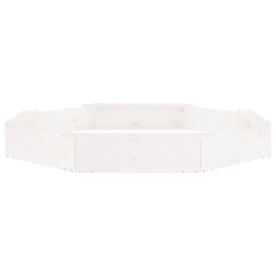 Arenero con asientos octógono madera maciza de pino