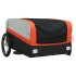 Remolque para bicicleta hierro negro y naranja 45