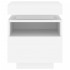 Mesita de noche con luces LED blanco 40x39x48,5