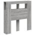 Cabecero LED madera ingeniería gris Sonoma 100x18,5x103,5
