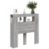 Cabecero LED madera ingeniería gris Sonoma 100x18,5x103,5