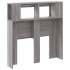 Cabecero LED madera ingeniería gris Sonoma 100x18,5x103,5