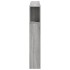 Cabecero LED madera ingeniería gris Sonoma 140x18,5x103,5