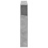 Cabecero LED madera ingeniería gris hormigón 160x18,5x103,5