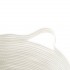 Cesta de almacenaje algodón gris y blanco Ø49x65
