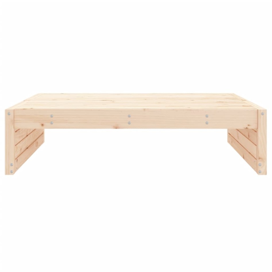 Taburete de jardín madera maciza de pino 120x80