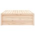 Taburete de jardín madera maciza de pino 120x80