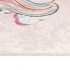 Alfombra niños lavable antideslizante unicornio rosa 160x230