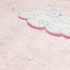 Alfombra niños lavable antideslizante unicornio rosa 160x230