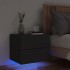 Mesita de noche de pared con luces LED