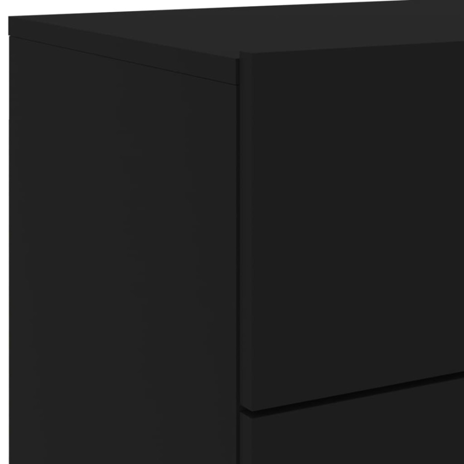 Mesita de noche de pared con luces LED