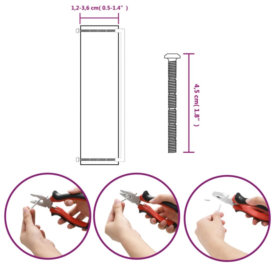 Tiradores para armarios 20 uds acero inoxidable plateado 480