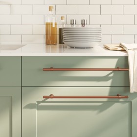 Tiradores para armarios 20 uds acero inoxidable bronce 320