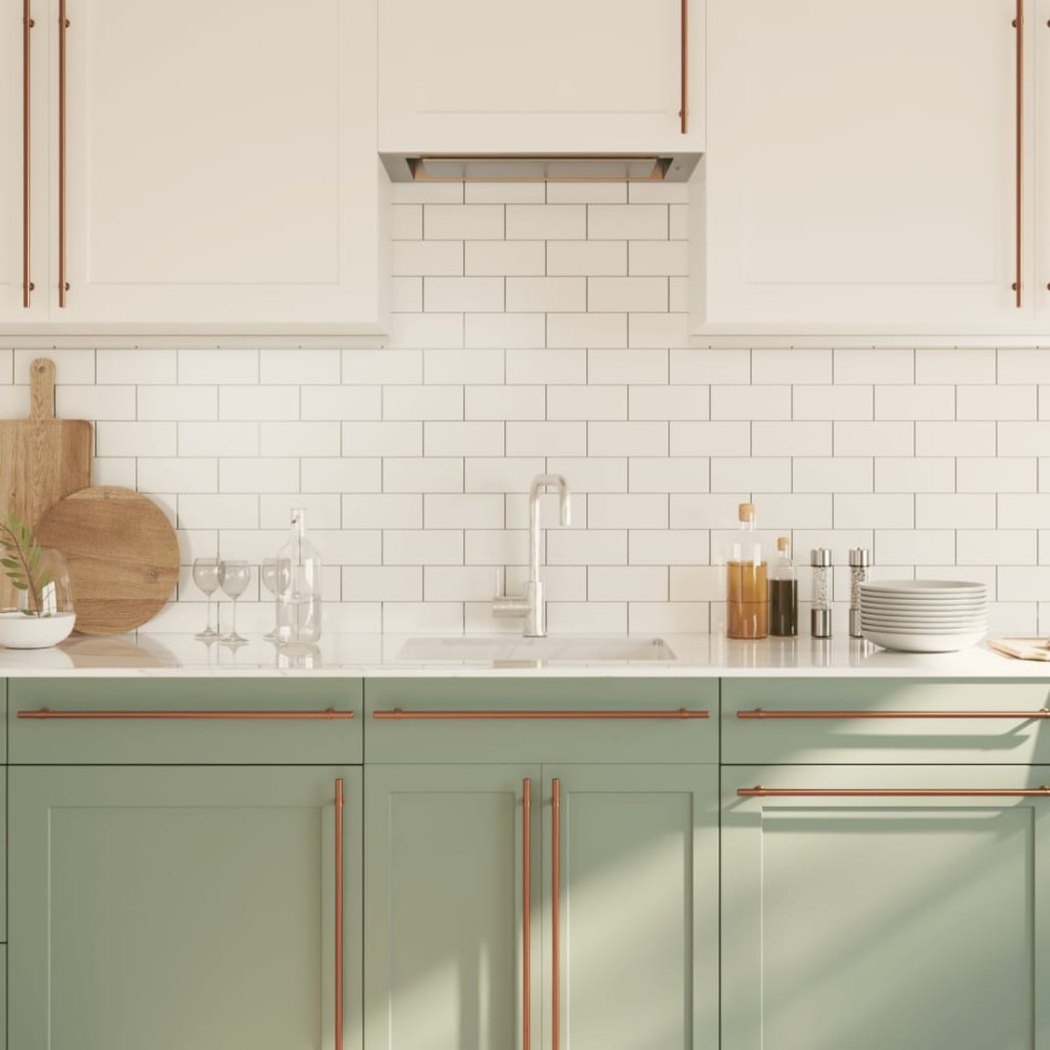 Tiradores para armarios 10 uds acero inoxidable bronce 480