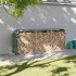 Leñero de acero galvanizado verde 234x45x100