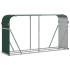 Leñero de acero galvanizado verde 234x45x100
