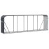 Leñero de acero galvanizado gris antracita 300x45x100