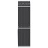 Leñero de acero galvanizado gris antracita 40x45x170