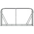 Leñero de acero galvanizado gris antracita 180x45x100