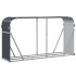 Leñero de acero galvanizado gris antracita 180x45x100