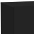Mesita de noche con luces LED negro 70x36x40,5