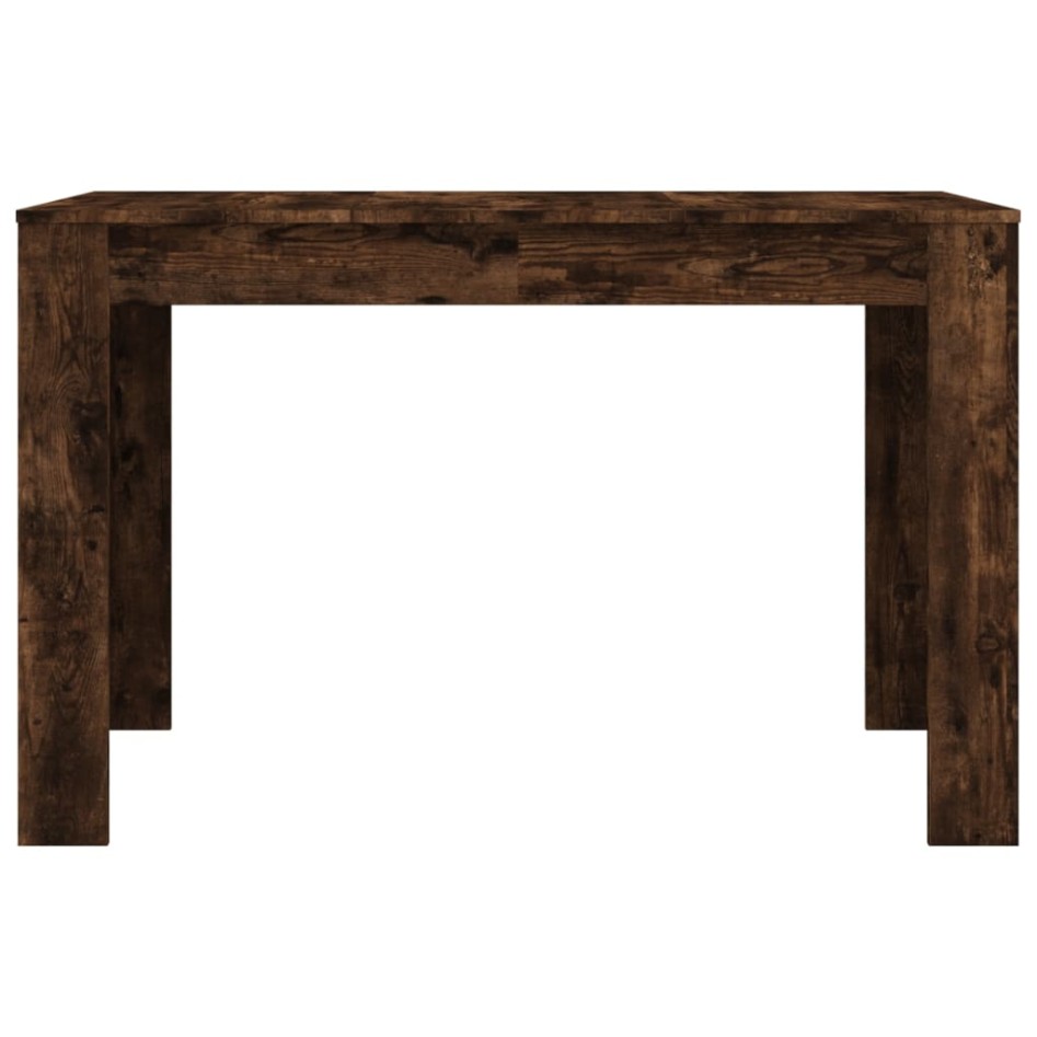 Mesa de comedor madera de ingeniería roble ahumado 120x60x76