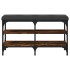 Banco zapatero madera de ingeniería roble ahumado 82x32x47