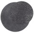Alfombra de pelo corto suave lavable HUARTE antracita Ø 120