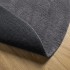 Alfombra de pelo corto suave lavable HUARTE antracita Ø 120