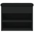 Banco zapatero madera de ingeniería negro 62x32x50