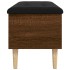 Banco con almacenaje madera ingeniería roble marrón