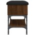 Banco zapatero madera de ingeniería marrón roble 62x32x45