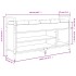 Banco zapatero madera ingeniería marrón roble 105,5x32x57,5