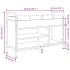 Banco zapatero madera ingeniería roble ahumado 85,5x32x57,5