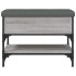 Banco zapatero madera de ingeniería gris Sonoma 62x42x45