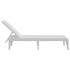 Tumbona de PP blanco 186x60x29