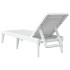 Tumbona de PP blanco 186x60x29