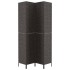 Biombo de 4 paneles jacinto de agua negro 163x180