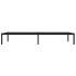 Estructura de cama sin colchón metal negro 107x203