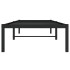 Estructura de cama sin colchón metal negro 75x190