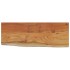 Estante pared rectangular madera acacia borde vivo 80x30x2,5