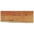 Estante pared rectangular madera acacia borde vivo 80x30x3,8