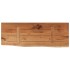 Estante pared rectangular madera acacia borde vivo 80x30x3,8