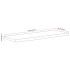 Estante pared rectangular madera acacia borde vivo 80x30x3,8