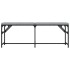 Banco de comedor acero y tela gris claro 124x32x45
