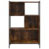 Estantería madera de ingeniería roble ahumado 72x28x109